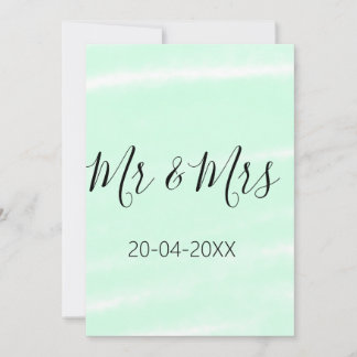 Mr & Mrs add family name date year wedding favor g Einladung