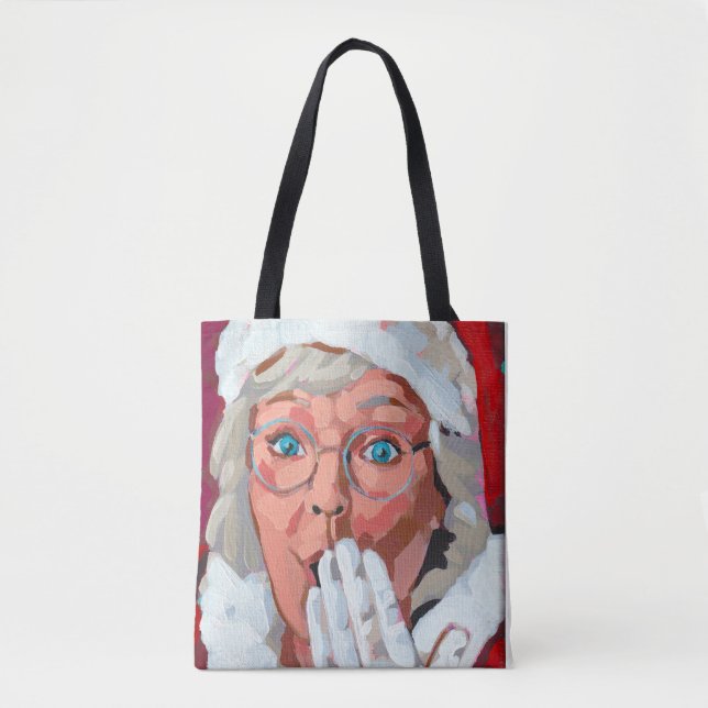 Mr. & Mrs. Claus Tote Bag (Vorderseite)