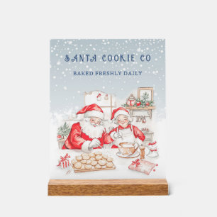 Mr. & Mrs. Claus Weihnachtskekse Acrylschild