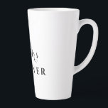 Mr & Mrs Forever Romantic Latte Tasse<br><div class="desc">Stilistisch mit Mr. & Mrs. Forever Romantic Latte Tasse. Diese elegante Tasse ist für Paare gedacht,  die jeden Augenblick schätzen. Sie eignet sich perfekt für einen gemeinsamen Morgen und herzliche Gespräche. Ein wunderschönes Geschenk für Hochzeiten,  Jubiläen oder die tägliche Romantik - feiern Sie Liebe mit jeder Latte.</div>