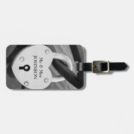 Mr & mrs Herzschloss Gepäckanhänger für frische We