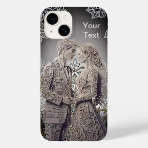 Mr & Mrs Loving Couple Just Married Case-Mate iPhone 14 Hülle