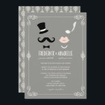 Mr & Mrs Mustache and Lips Vintag Chic Wedding Einladung<br><div class="desc">Herr & Mrs. Mustache and Lips Retro Stilvolle,  Vintage schicke Hochzeitskollektion. Mit Fett*fa*tin entworfen. Einfach mit eigenen Texten,  Fotos oder Bildern anpassen. Für individuelle Anfragen wenden Sie sich bitte direkt an fat*fa*tin. Es gelten benutzerdefinierte Gebühren. www.zazzle.com/fat_fa_tin www.zazzle.com/color_therapy www.zazzle.com/fatfatin_blue_knot www.zazzle.com/fatfatin_red_knot www.zazzle.com/fatfatin_mini_me www.zazzle.com/fatfatin_box www.zazzle.com/fatfatin_design www.zazzle.com/fatfatin_ink</div>