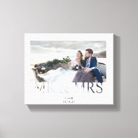 Mr & Mrs. romantic Liebe Paar Foto Hochzeit