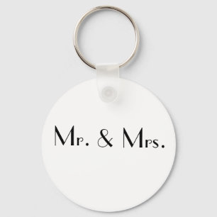 Mr. &, Mrs. Schlüsselanhänger