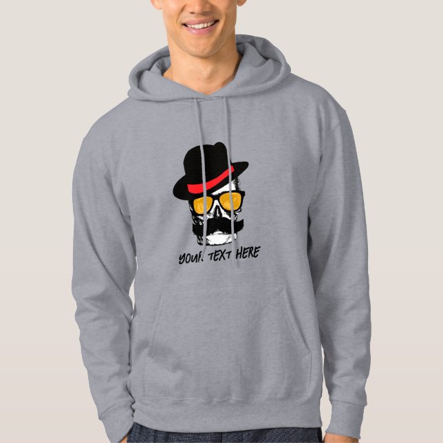mR MUSTACH Hoodie (Vorderseite)