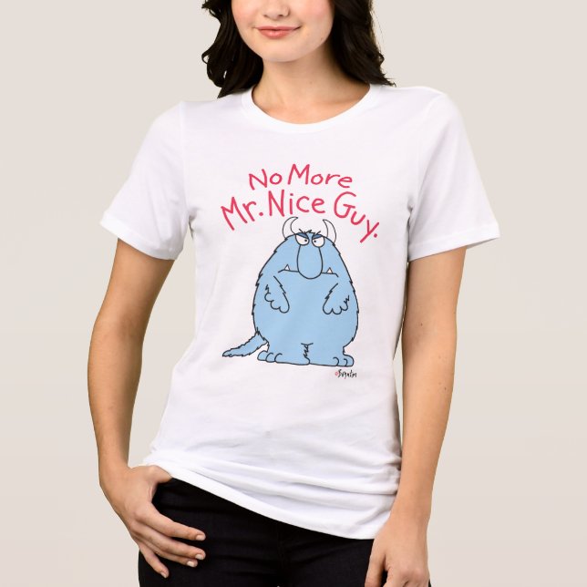 Mr. Nice Typ Tri-Blend Shirt (Vorderseite)