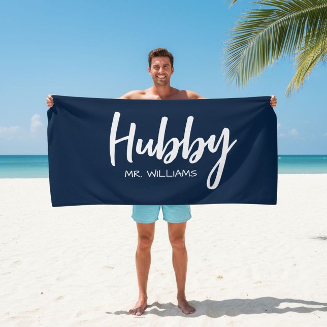 Mr or Mrs Beach Personalized Beach Towels Strandtuch (Von Creator hochgeladen)
