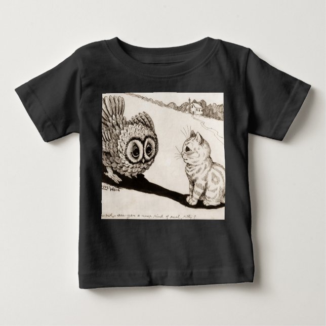 Mr. Owl - Sind Sie eine neue Art von Schüssel, Kit Baby T-shirt (Vorderseite)