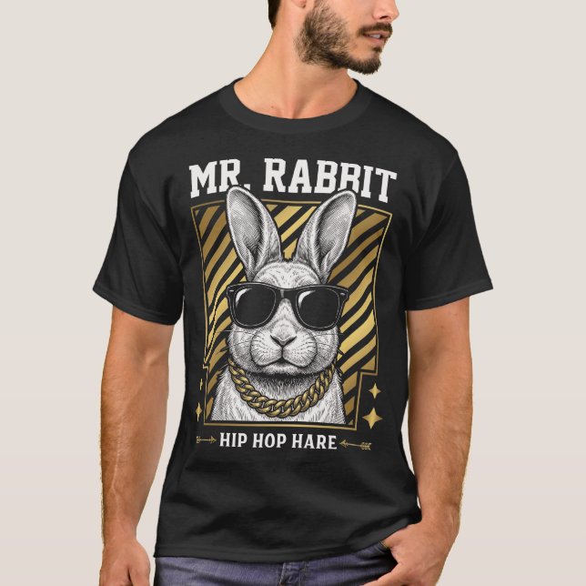 Mr Rabbit Hip Hop Hare T-Shirt (Vorderseite)