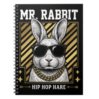 Mr Rabbit Hip Hop Hare Tote Notizblock