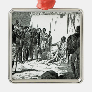 Mr.Rassam Interview mit König Theodore Silbernes Ornament