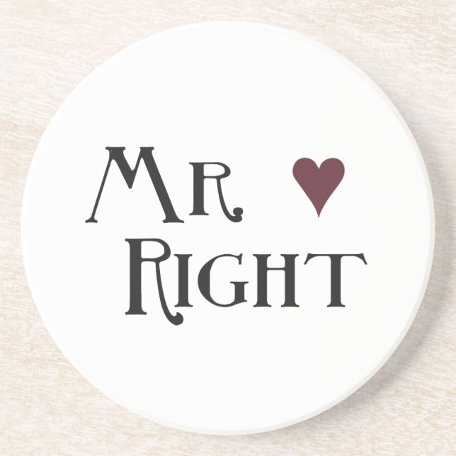 Mr. right getränkeuntersetzer (Vorne)
