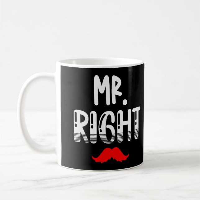 Mr Right Groom Kaffeetasse (Links)