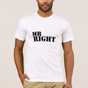 Mr Right Just Married T-Shirt