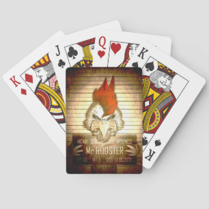Mr. Rooster Vintage Spielkarten