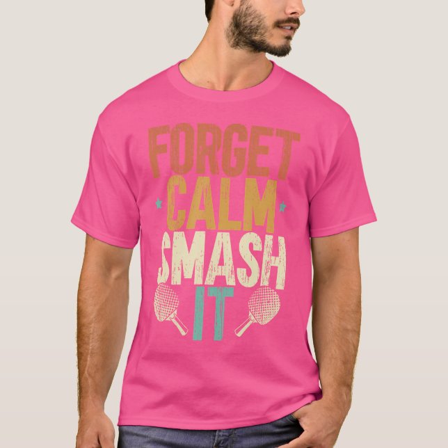 Mr Smash Ping Pong Master Paddle Sport Player Tabl T-Shirt (Vorderseite)