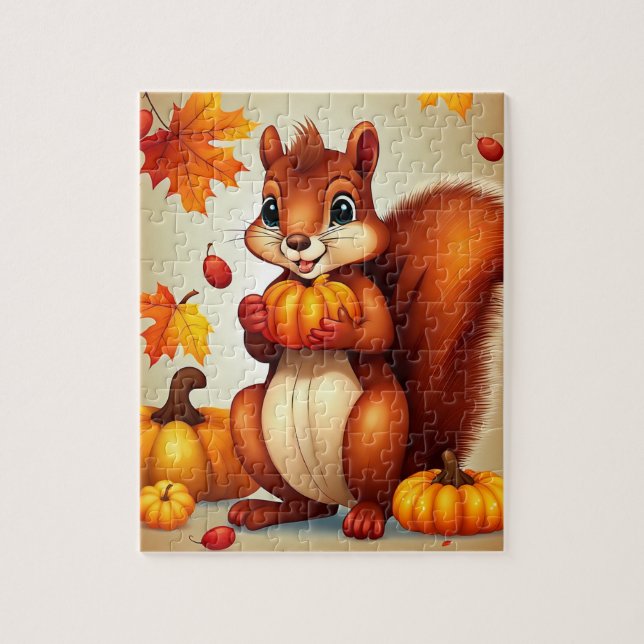 Mr. Squirrel Jigsaw Puzzle (Vertikal)