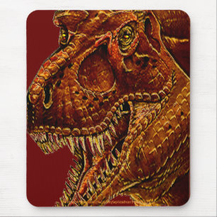 Mr. "T" Rex in Ihrem Gesichtsmausetaster Mousepad