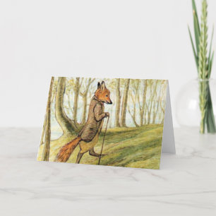 Mr. Tod In The Forest - Beatrix Potter Karte