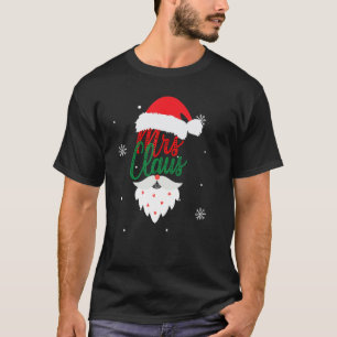 Mr. und Mrs. Claus Couples Matching Christmas Paja T-Shirt
