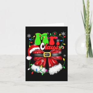 Mr. und Mrs. Claus Couples Niedlich Santa Christma Karte