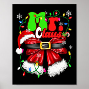 Mr. und Mrs. Claus Couples Niedlich Santa Christma Poster
