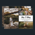Mr. und Mrs. Dankeschön Foto Collage Wedding Dankeskarte<br><div class="desc">Mr. und Mrs. Design Hochzeit danke Ihnen Karten mit vier Ihrer Lieblings-Hochzeit Fotos. Zeigen Sie Ihrer Familie und Freunden Ihre Wertschätzung dafür, dass Sie ein Teil Ihrer Hochzeitsfeier mit einer dieser schönen Danksagungen. Wenn Sie Hilfe bei der Vorlage oder der Platzierung Ihrer Fotos, kontaktieren Sie mich - ich würde gerne...</div>