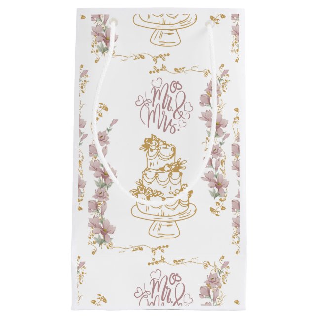 mr und mrs kleine geschenktüte (Vorderseite)