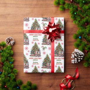 Mr. und Mrs. Mouse Christmas Tree Kids Geschenkpapier