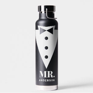 Mr. und Mrs. Wedding Classic Black Trinkflasche