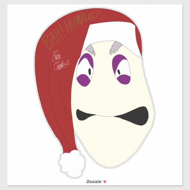 Mr. Williams Bah Humbug xmas Aufkleber (Blatt)