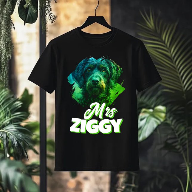 Mr. Ziggy Personalized Dog Photo,Custom Pet Lover T-Shirt (Von Creator hochgeladen)