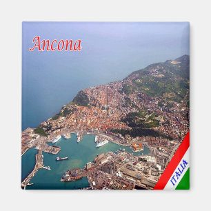 MRC026 ANCONA - Panorama - Marken - Italien - Kühl Magnet