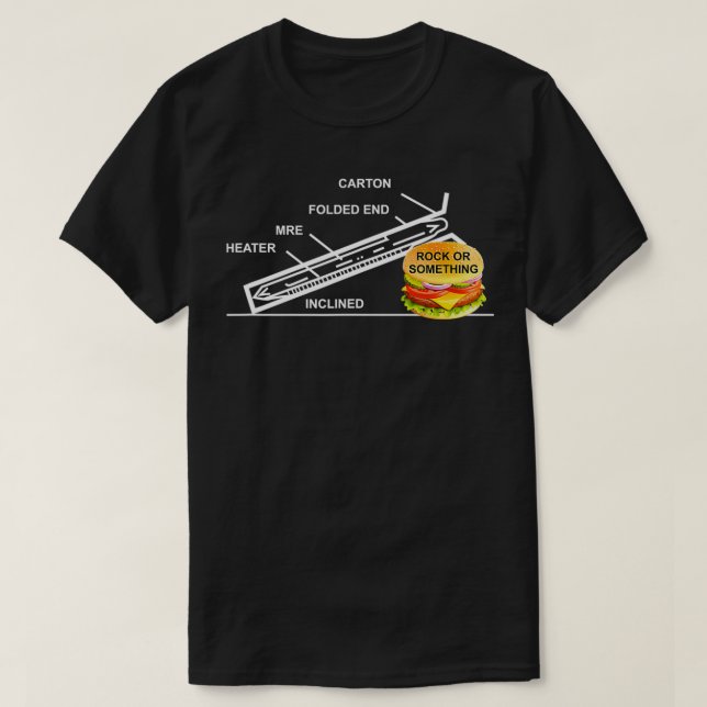 MRE, Rock or Something, army  T-Shirt (Design vorne)