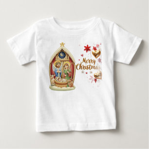 Mreei Crixmixe Baby-T-Shirt Cute,Cozy & Colorful V Baby T-shirt