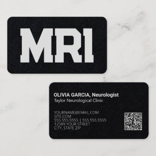 MRI Neurologie Custom QR Visitenkarte