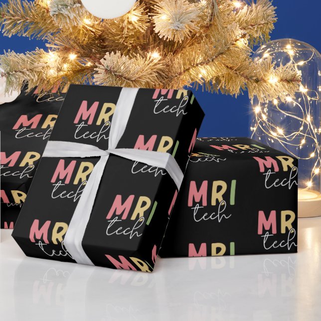 MRI Tech | Geschenke von MRT-Technologen Geschenkpapier (Feiertage)