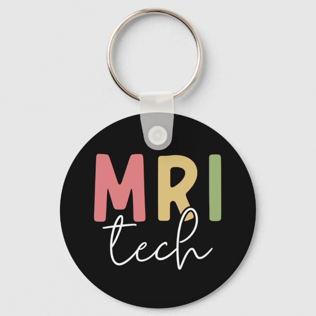 MRI Tech | Geschenke von MRT-Technologen Schlüsselanhänger (Vorderseite)