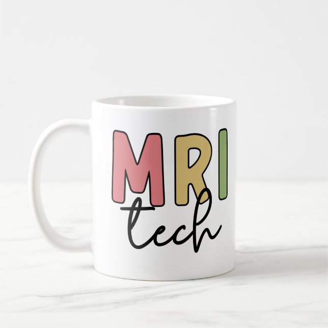 MRI Tech | MRT Technologe Radiologie Technologin Kaffeetasse (Links)