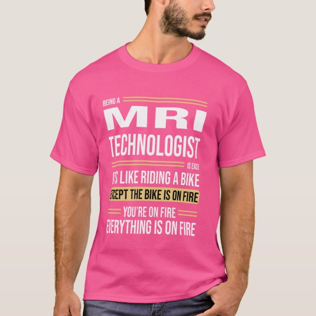 MRI Technologe Definition Funny Job T-Shirt (Vorderseite)