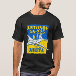 Mriya Antonow An-225 Ukraine Flugzeug Ukrainisches T-Shirt