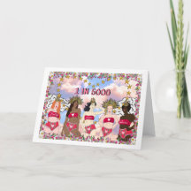 MRKH 1 in 5000 Schöne, tapfere Kriegerkarte