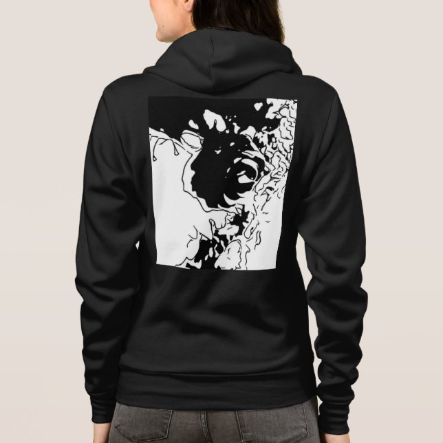 MRNStudios Blume Doodle Hoodie (Rückseite)