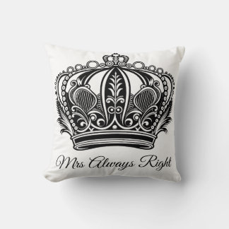 Mrs. Always right cushion Kissen