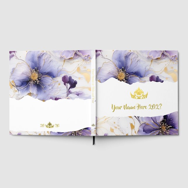 Mrs. America Like Crown Foil Scrapbook  Gästebuch (Voll)