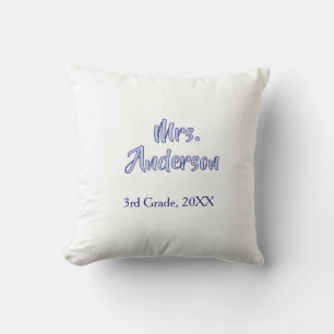 mrs anderson lehrerin dankeschön tag violetter sch kissen