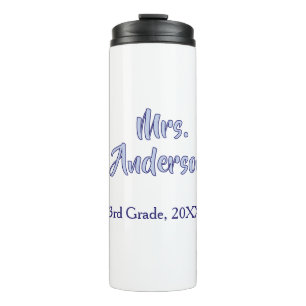 mrs anderson lehrerin dankeschön tag violetter sch thermosbecher