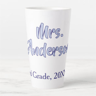 mrs anderson lehrertag dankeschön lila schule milchtasse