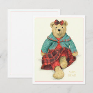 MRS. BAR 4.25x5.5 Flachkarte Karte